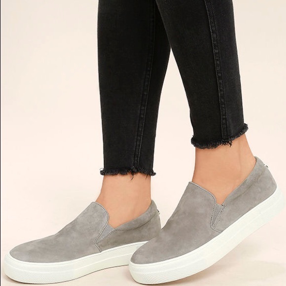 Steve madden gills grey suede Clearance